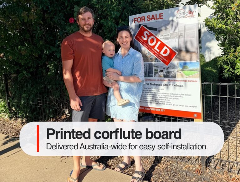 Corflute Photo Board (841 × 1189 mm) — Weather‑Resistant & Delivered to You
